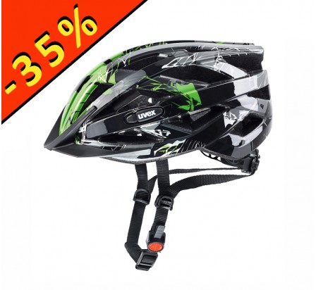 CASQUE UVEX I-VO C noir-vert