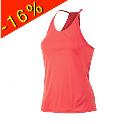 PEARL IZUMI débardeur running femme fly orange corail