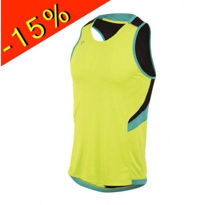 PEARL IZUMI débardeur running homme pursuit jaune