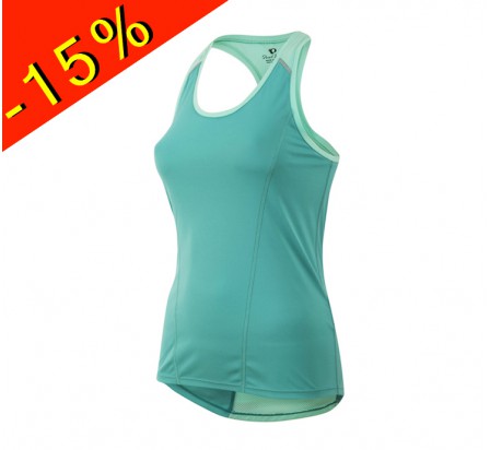 PEARL IZUMI débardeur running femme pursuit vert/aqua