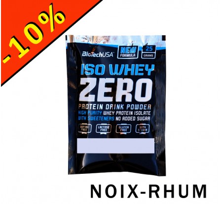 BIOTECHUSA ISO WHEY ZERO noix-rhum 25gr