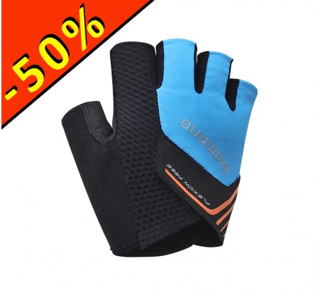 SHIMANO ESCAPE BLEU gants cycliste été