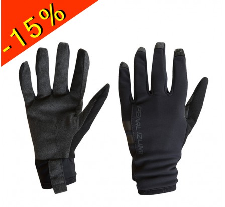 PEARL IZUMI escape thermal gants running femme mi-saison hiver noir compatible écran tactile