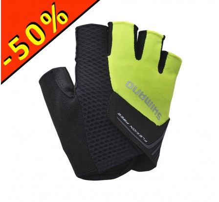 SHIMANO ESCAPE JAUNE gants cycliste été