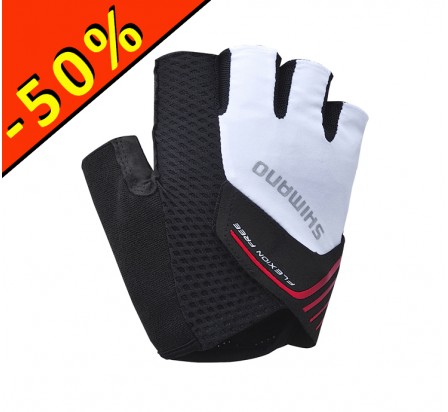 SHIMANO ESCAPE BLANC gants cycliste été