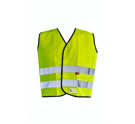 L2S visiokid gilet enfant sport sécurité haute visibilité jaune fluo