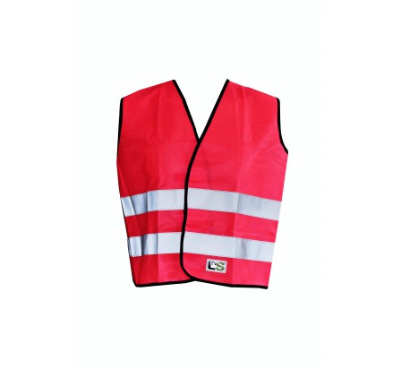 L2S visiokid gilet enfant sport sécurité haute visibilité rose fluo