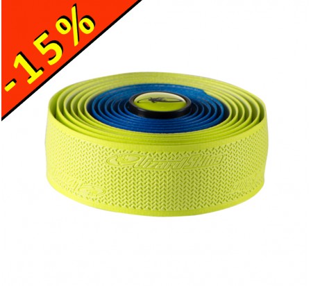 LIZARD SKINS DSP guidoline bicolore 2.5mm bleu/jaune fluo