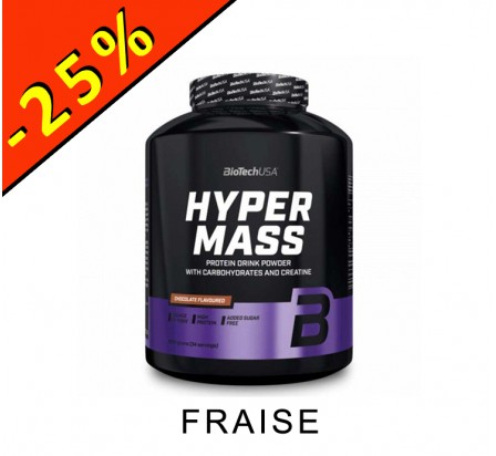 BIOTECHUSA HYPER MASS  fraise 2270gr