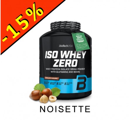 BIOTECHUSA ISO WHEY ZERO noisette 2270gr