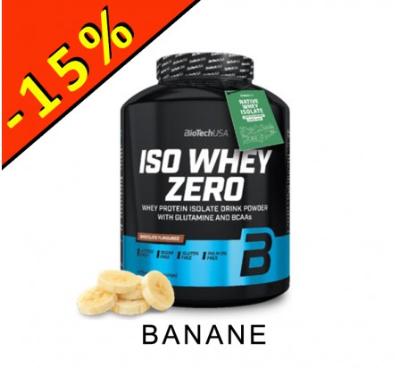 BIOTECHUSA ISO WHEY ZERO banane 2270gr