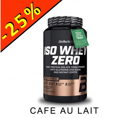 BIOTECHUSA ISO WHEY ZERO café au lait 908gr