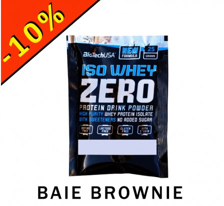 BIOTECHUSA ISO WHEY ZERO baie brownie 25gr