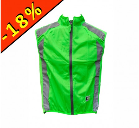 L2S visioplus gilet sport sécurité haute visibilité vert fluo