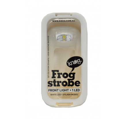 KNOG frog strobe lampe de vélo avant incolore