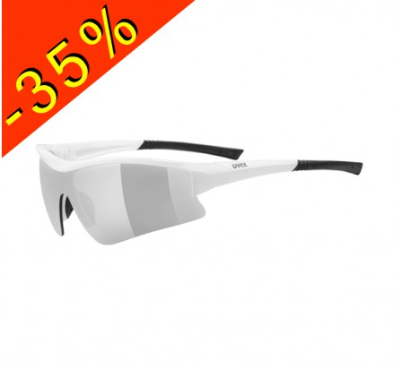 UVEX SPORTSTYLE 103 lunettes vélo route blanc-noir écrans interchangeables