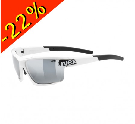 UVEX SPORTSTYLE 113 lunettes vélo route blanc-noir écrans interchangeables