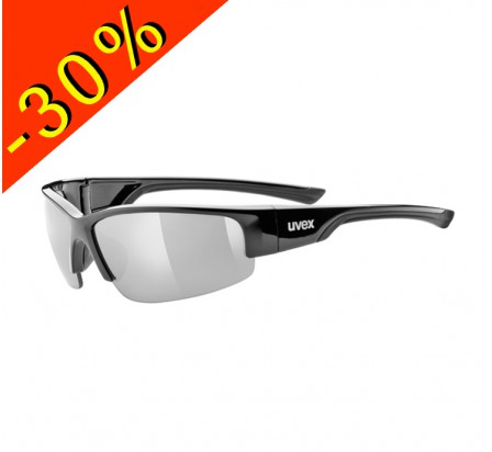 UVEX SPORTSTYLE 215 lunettes vélo route noir écran litemirror fumé