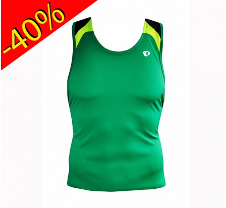 pearl izumi maillot running sans manche homme fly singlet vert