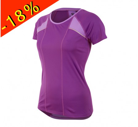 PEARL IZUMI maillot running femme manches courtes pursuit violet