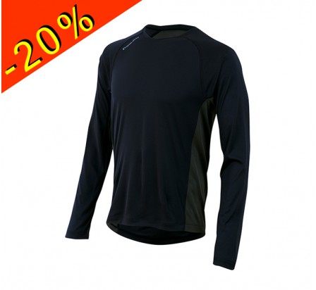 PEARL IZUMI maillot manches longues running homme mi-saison flash noir