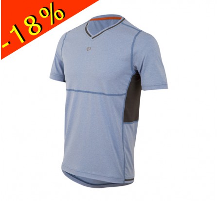 PEARL IZUMI maillot running manches courtes homme mi-saison escape bleu