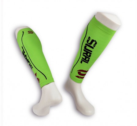 SURAL manchons de compression mollets vert fluo