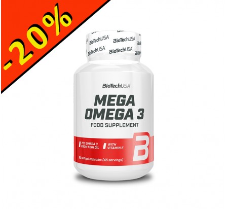 BIOTECHUSA MEGA OMEGA 3 - 90 gélules