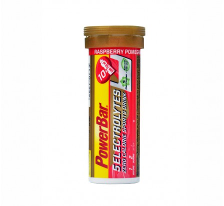 POWERBAR 5 électrolytes framboise - grenade 40gr