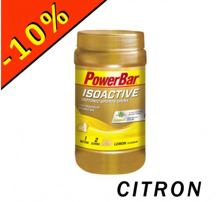 POWERBAR ISOACTIVE isotonic sports drink citron 600gr
