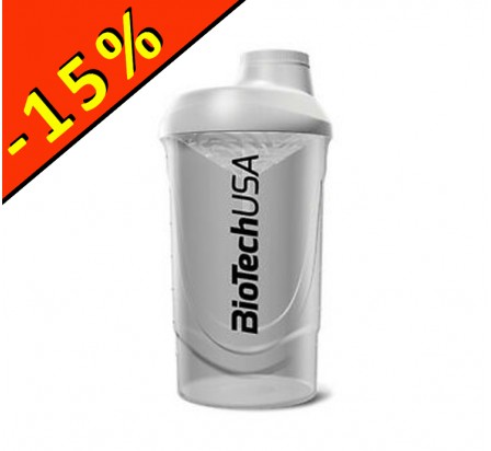 BIOTECHUSA SHAKER WAVE blanc 600ml