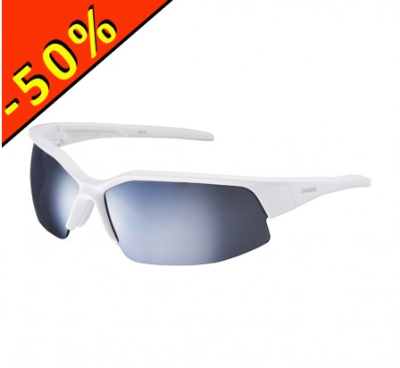 SHIMANO S51R lunettes vélo route blanc écrans interchangeables