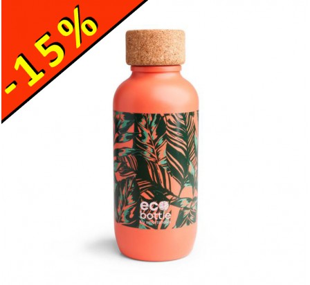 SMARTSHAKE ECO BOTTLE CORAL LEAVES 650ml