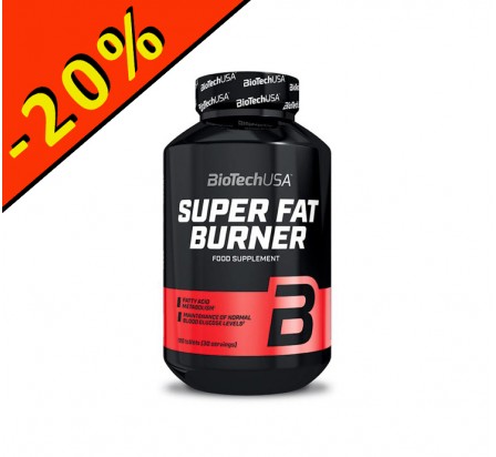 BIOTECHUSA SUPER FAT BURNER 120 comprimés