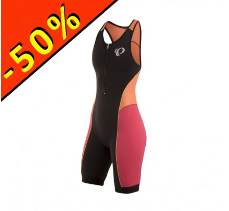 PEARL IZUMI TRIFONCTION ELITE PURSUIT femme noir-orange