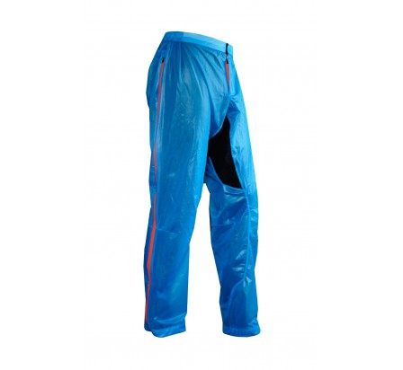 UGLOW pantalon imperméable u-pant bleu zip orange