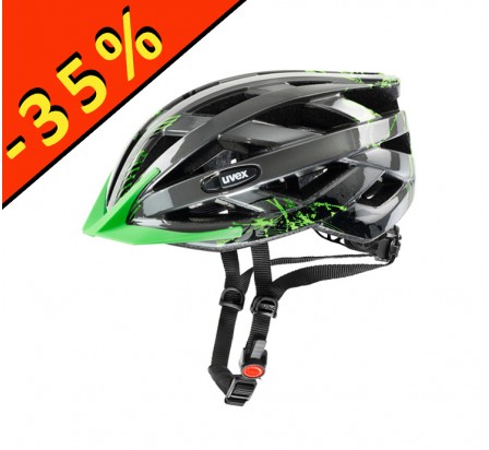 CASQUE UVEX I-VO C noir-vert