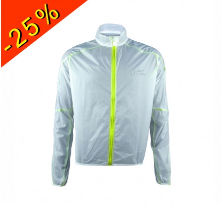 UGLOW veste coupe vent ultra légère u-wind 1.0 blanc