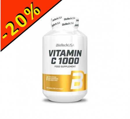 BIOTECHUSA VITAMIN C 1000 - 100 comprimés