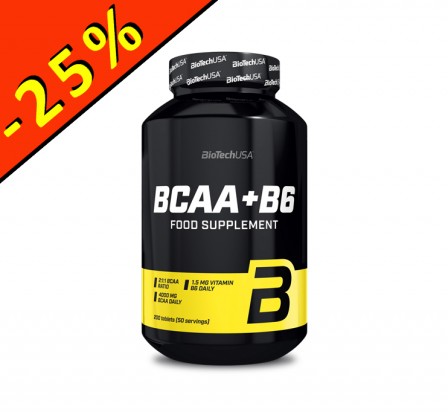 BIOTECHUSA BCAA + B6 200 comprimés