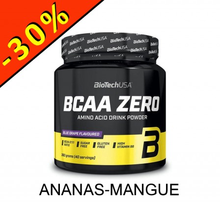 BIOTECHUSA BCAA ZERO ananas-mangue 700gr