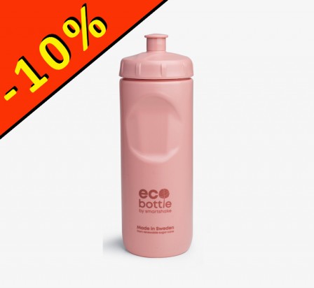 BIDON SMARTSHAKE ECO BOTTLE 500 SQUEEZE burnt pink