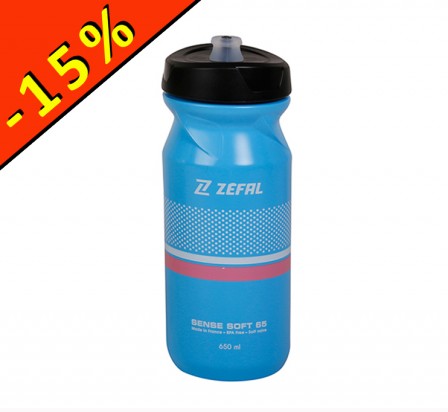 Bidon ZEFAL SENSE SOFT 65 bleu 650ml