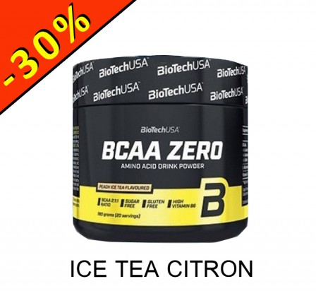 BIOTECHUSA BCAA ZERO ice tea citron 180gr