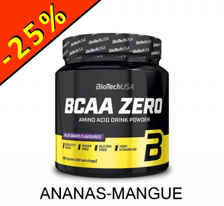 BIOTECHUSA BCAA ZERO ananas-mangue 360gr