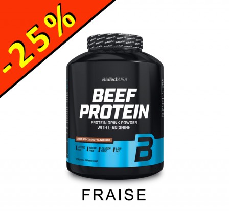 BIOTECHUSA BEEF PROTEIN fraise 1816gr