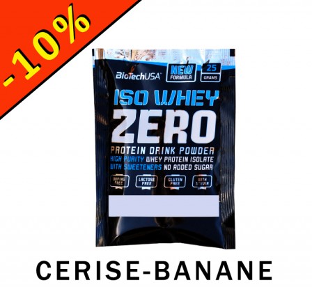 BIOTECHUSA ISO WHEY ZERO cerise-banane 25gr