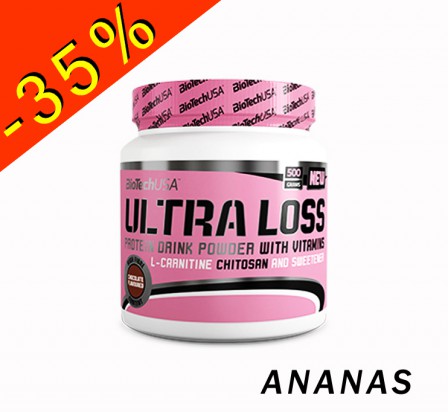 BIOTECHUSA ULTRA LOSS substitut de repas ananas 450gr