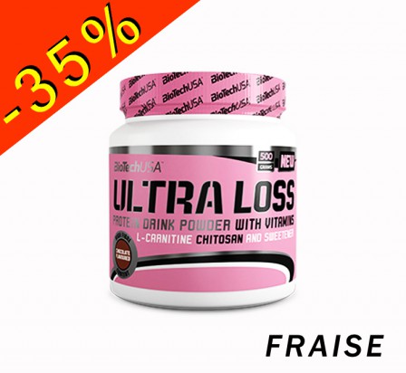 BIOTECHUSA ULTRA LOSS substitut de repas fraise 500gr