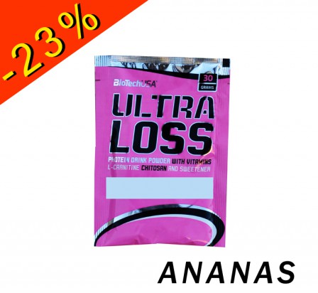 BIOTECHUSA ULTRA LOSS substitut de repas ananas 30gr